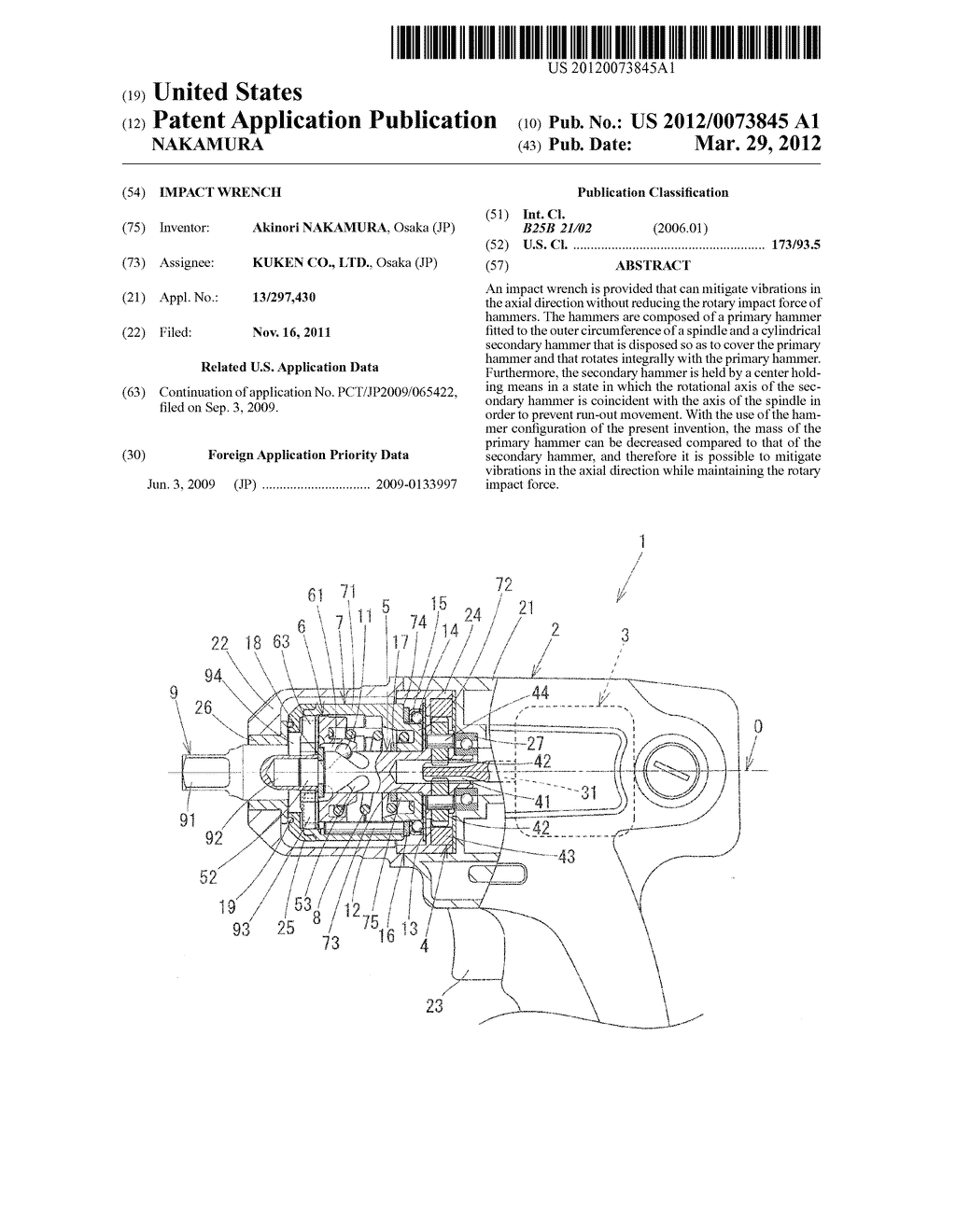 IMPACT WRENCH - diagram, schematic, and image 01