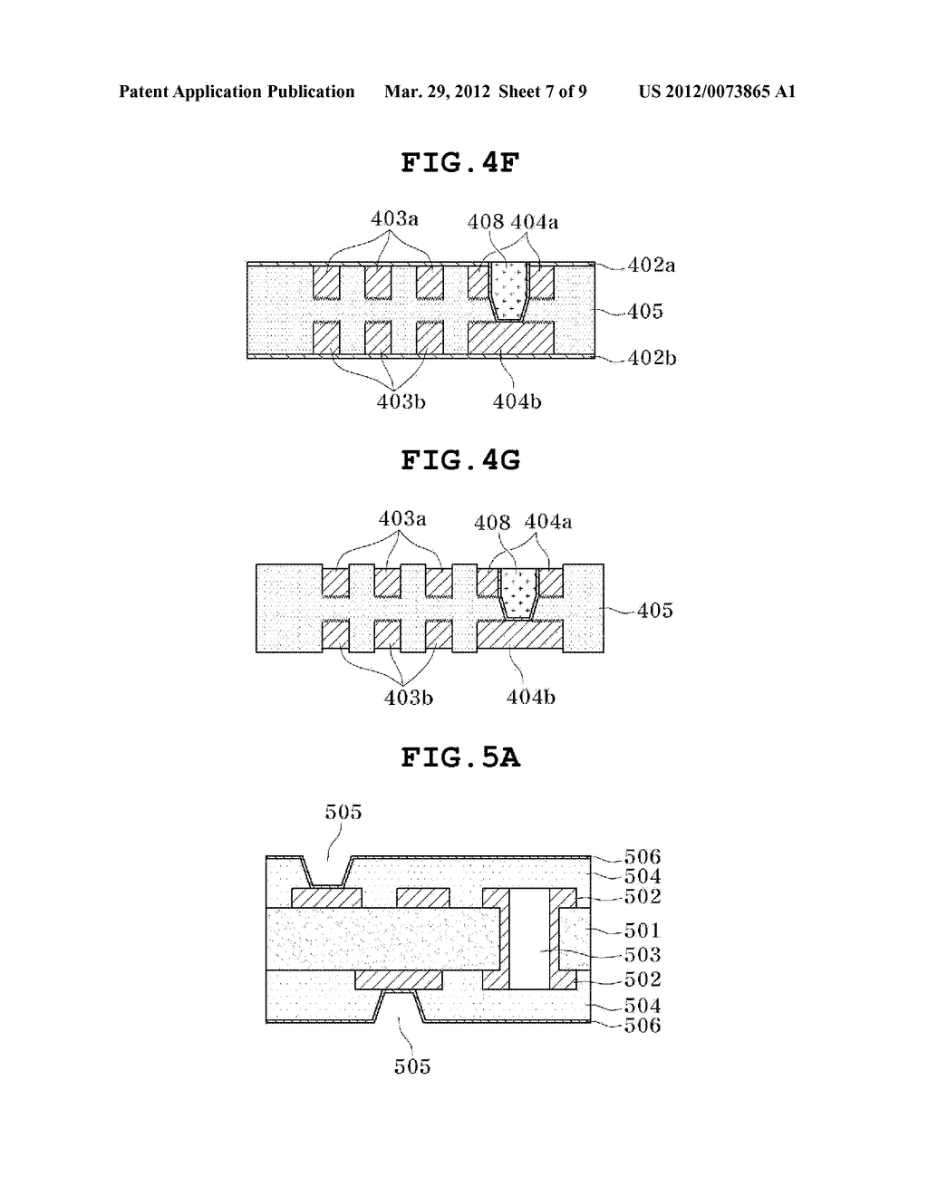 CARRIER MEMBER FOR TRANSMITTING CIRCUITS, CORELESS PRINTED CIRCUIT BOARD     USING THE CARRIER MEMBER, AND METHOD OF MANUFACTURING THE SAME - diagram, schematic, and image 08