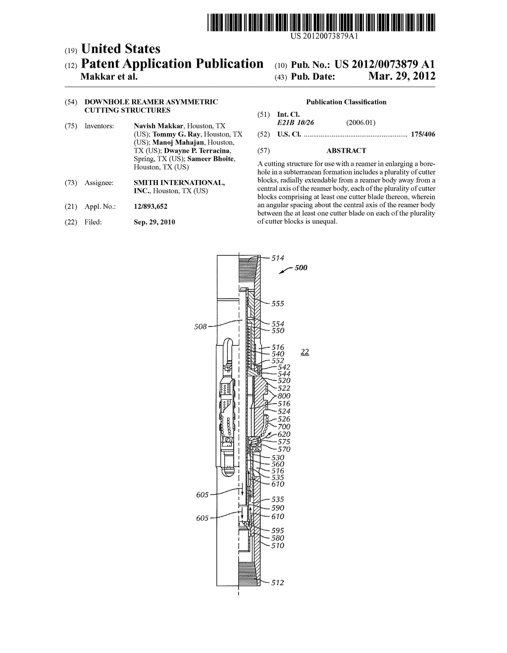 DOWNHOLE REAMER ASYMMETRIC CUTTING STRUCTURES - diagram, schematic, and image 01