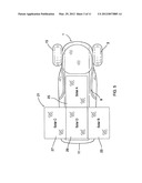 Motorized vehicle with expanded solar panel capacity diagram and image