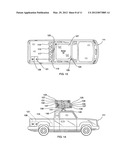 Motorized vehicle with expanded solar panel capacity diagram and image