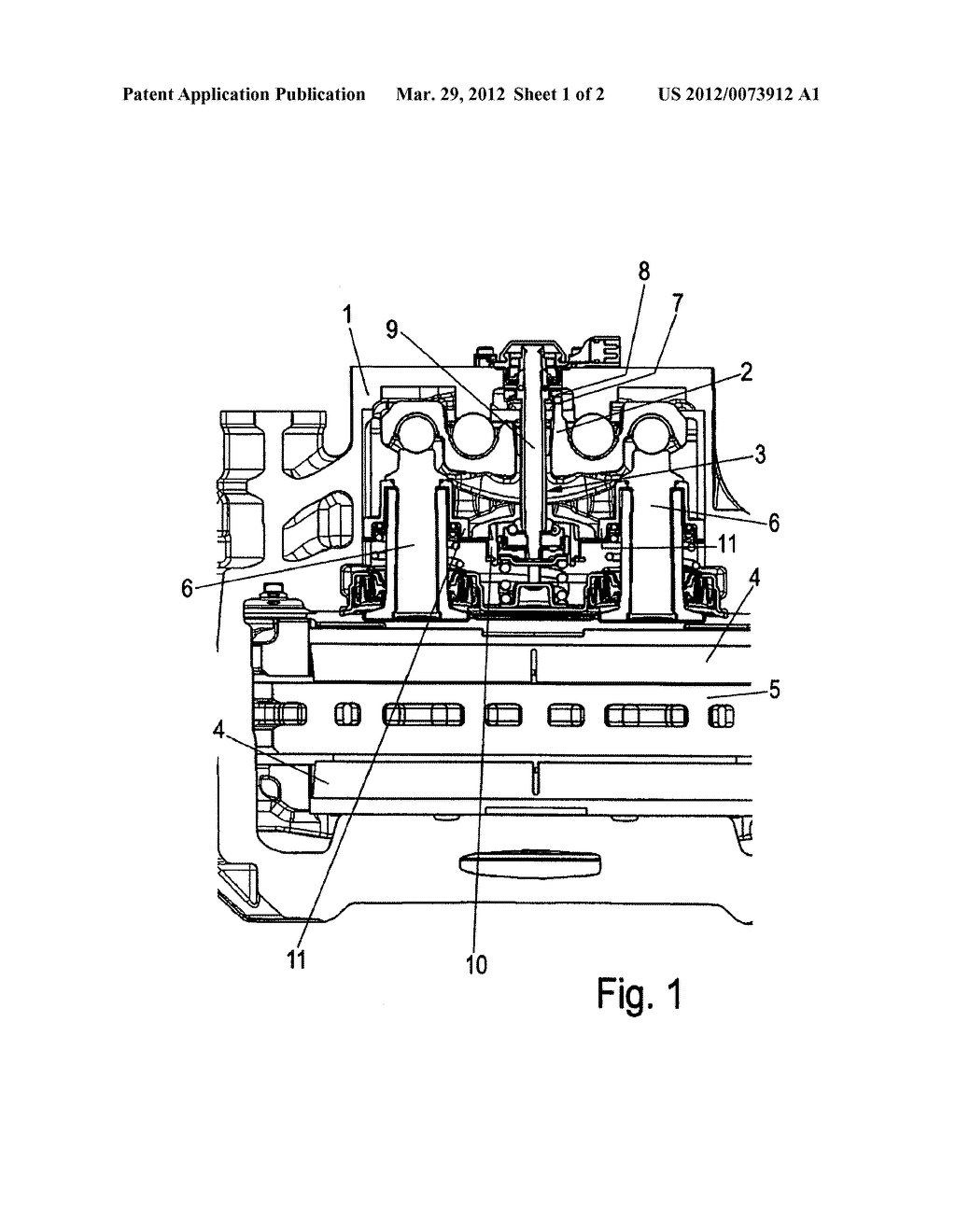 Pneumatically or Electromechanically Actuated Disc Brake - diagram, schematic, and image 02