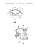 SHIPPING PACKAGE WITH END RETAINER AND METHOD THEREFOR diagram and image