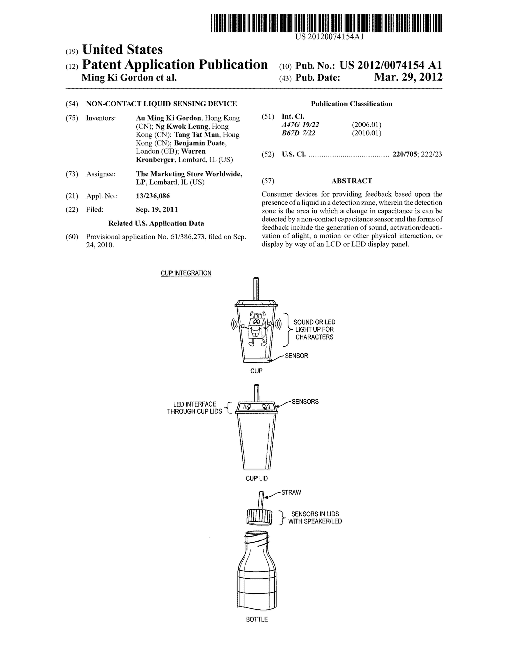 NON-CONTACT LIQUID SENSING DEVICE - diagram, schematic, and image 01