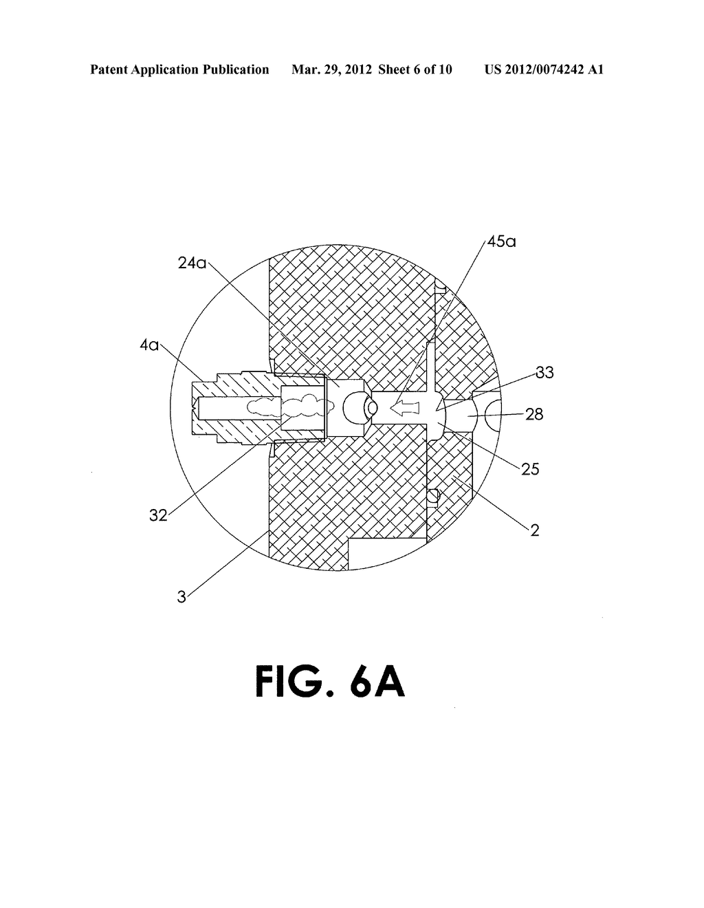 Axial rotatable snow making spray head and method for making snow - diagram, schematic, and image 07