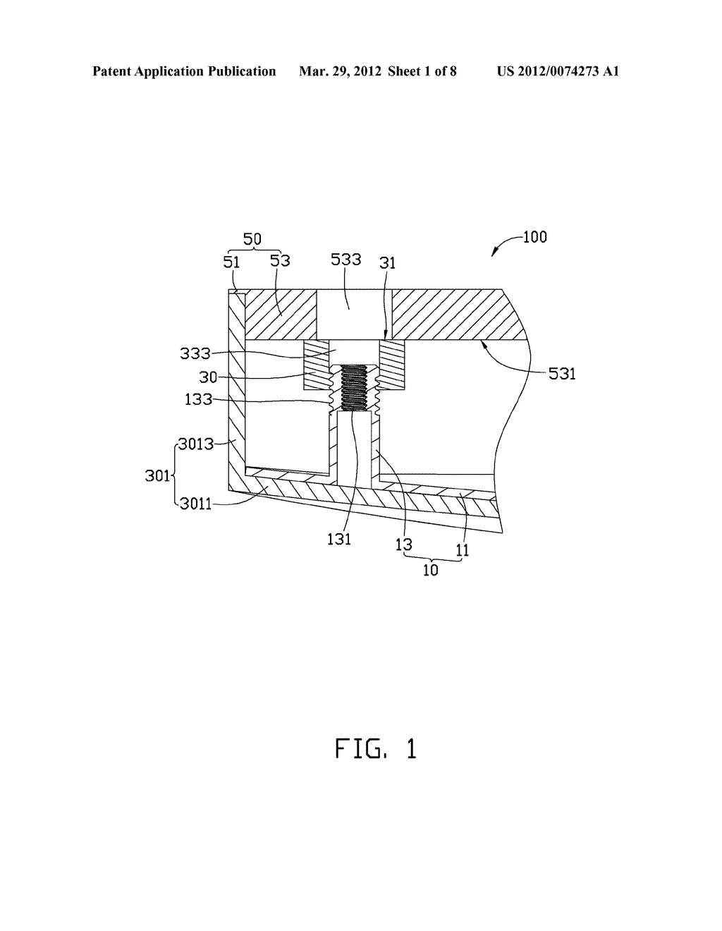 HEIGHT ADJUSTMENT MECHANISM AND ASSEMBLY METHOD FOR ELECTRONIC DEVICE     USING THE SAME - diagram, schematic, and image 02