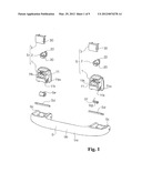 FIXTURE MOUNTING STRUCTURE AND INTERIOR ARTICLE MOUNTING STRUCTURE diagram and image