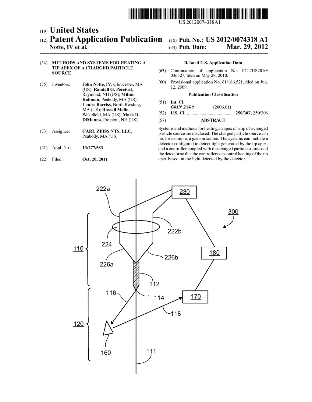 METHODS AND SYSTEMS FOR HEATING A TIP APEX OF A CHARGED PARTICLE SOURCE - diagram, schematic, and image 01