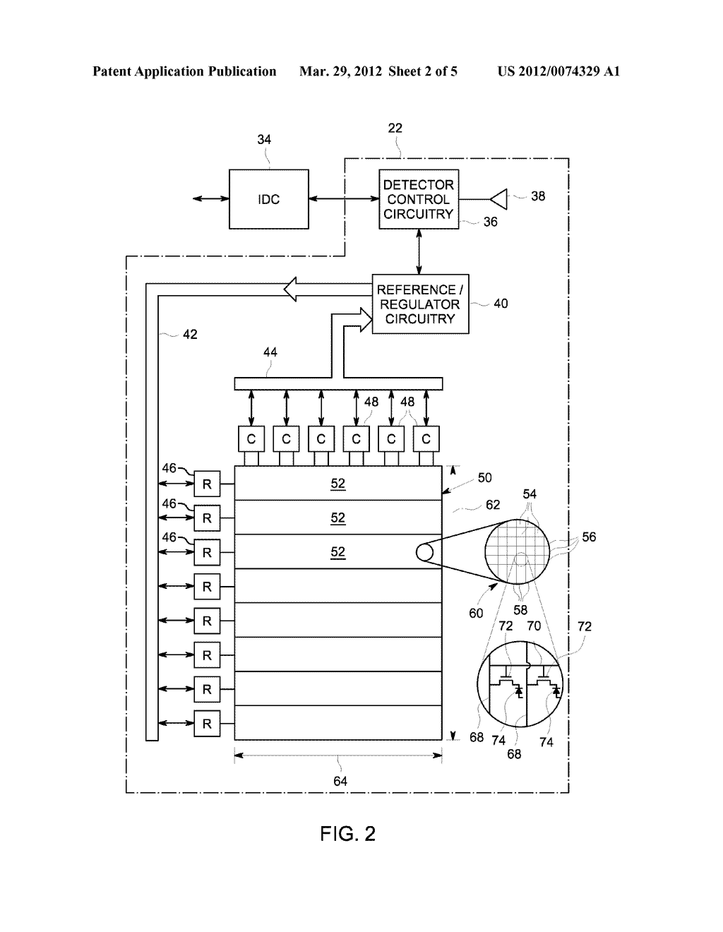 DIGITAL X-RAY DETECTOR WITH INCREASED DYNAMIC RANGE - diagram, schematic, and image 03