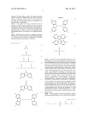 Organic Electronic Material, Ink Composition Containing Same, and Organic     Thin Film, Organic Electronic Element, Organic Electroluminescent     Element, Lighting Device, and Display Device Formed Therewith diagram and image