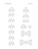 Organic Electronic Material, Ink Composition Containing Same, and Organic     Thin Film, Organic Electronic Element, Organic Electroluminescent     Element, Lighting Device, and Display Device Formed Therewith diagram and image