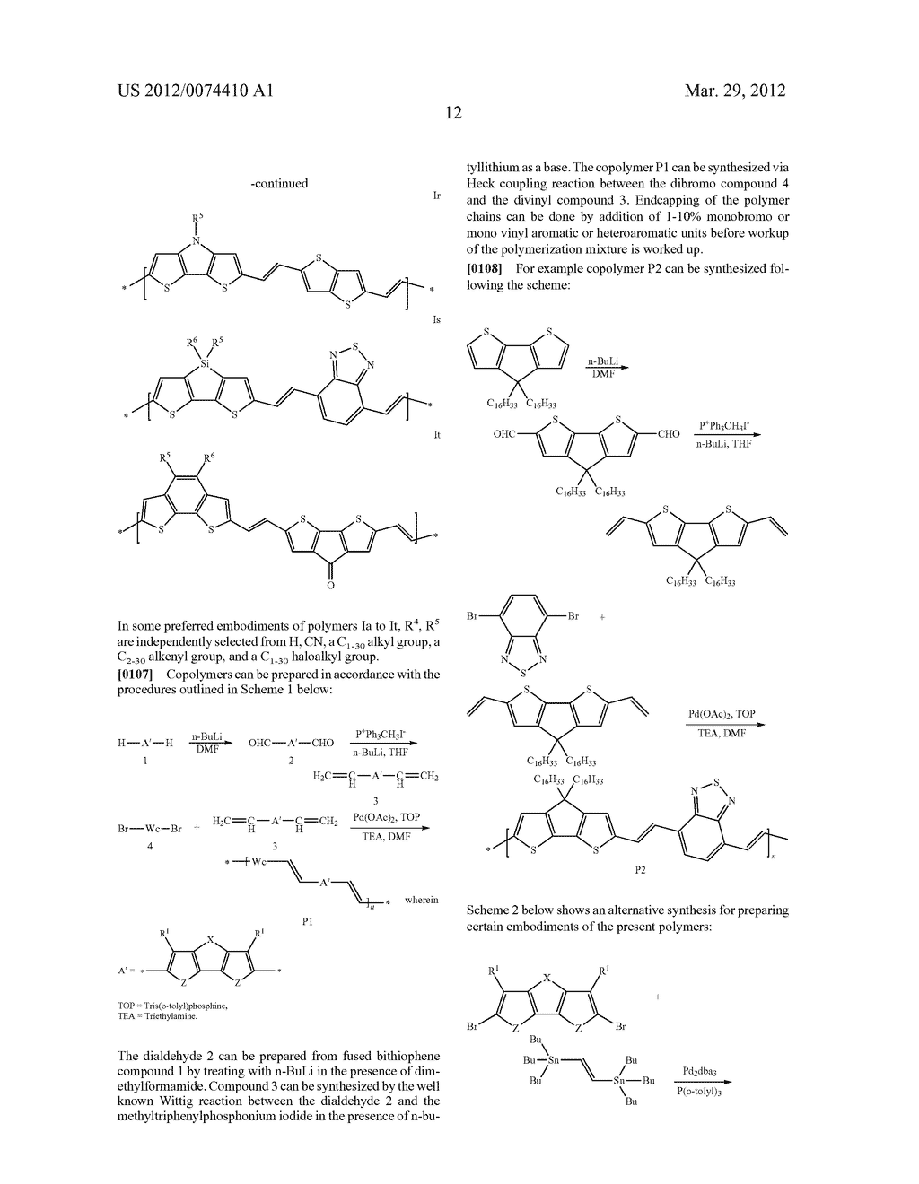 FUSED BITHIOPHENE-VINYLENE POLYMERS - diagram, schematic, and image 19