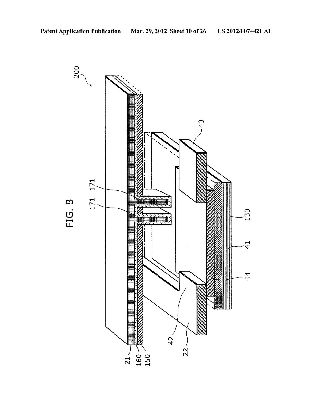 THIN-FILM TRANSISTOR ARRAY DEVICE, EL DISPLAY PANEL, EL DISPLAY DEVICE,     THIN-FILM TRANSISTOR ARRAY DEVICE MANUFACTURING METHOD, EL DISPLAY PANEL     MANUFACTURING METHOD - diagram, schematic, and image 11