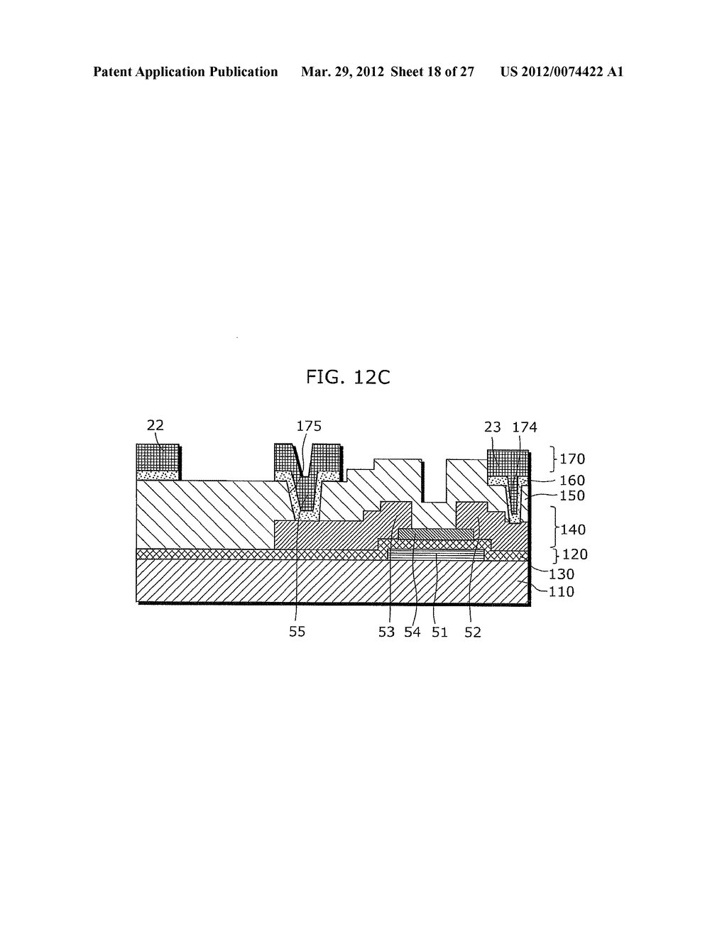 THIN-FILM TRANSISTOR ARRAY DEVICE, EL DISPLAY PANEL, EL DISPLAY DEVICE,     THIN-FILM TRANSISTOR ARRAY DEVICE MANUFACTURING METHOD, EL DISPLAY PANEL     MANUFACTURING METHOD - diagram, schematic, and image 19