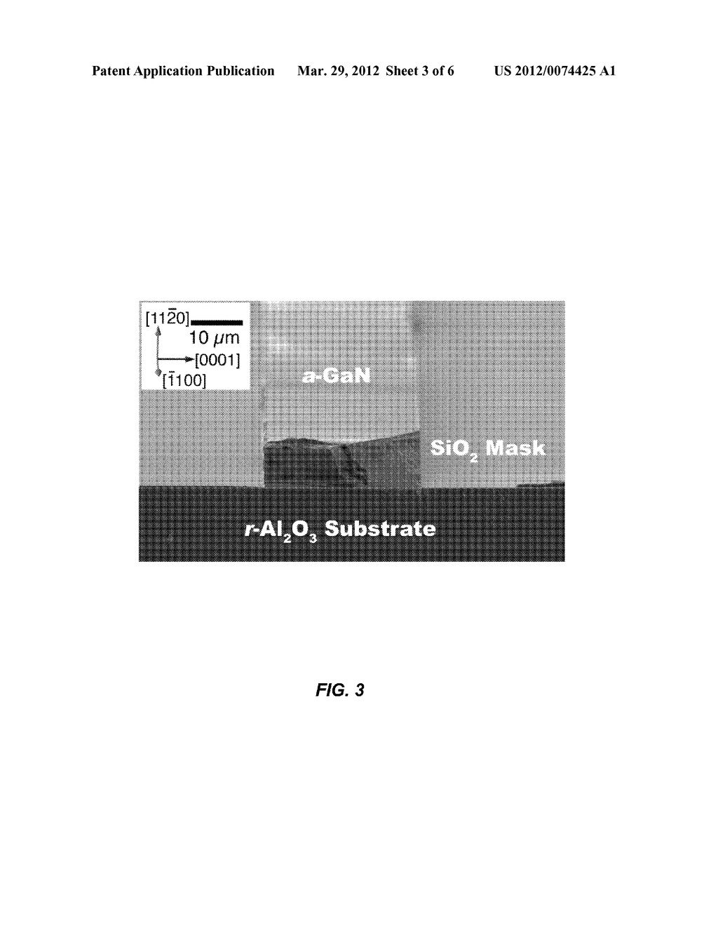 GROWTH OF REDUCED DISLOCATION DENSITY NON-POLAR GALLIUM NITRIDE - diagram, schematic, and image 04