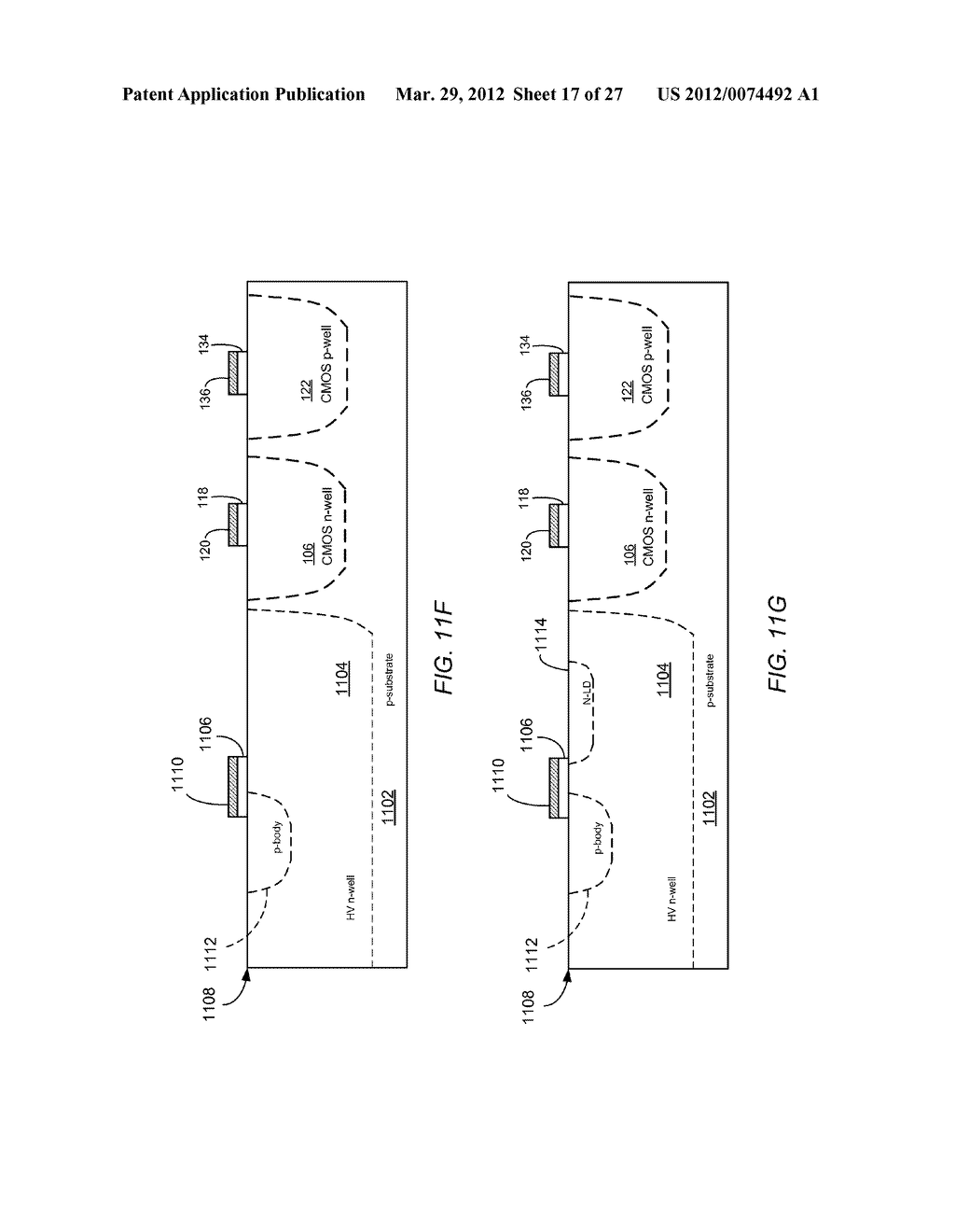 Method of Fabricating A Semicoductor Device Having A Lateral Double     Diffused Mosfet Transistor with a Lightly Doped Source and a CMOS     Transistor - diagram, schematic, and image 18