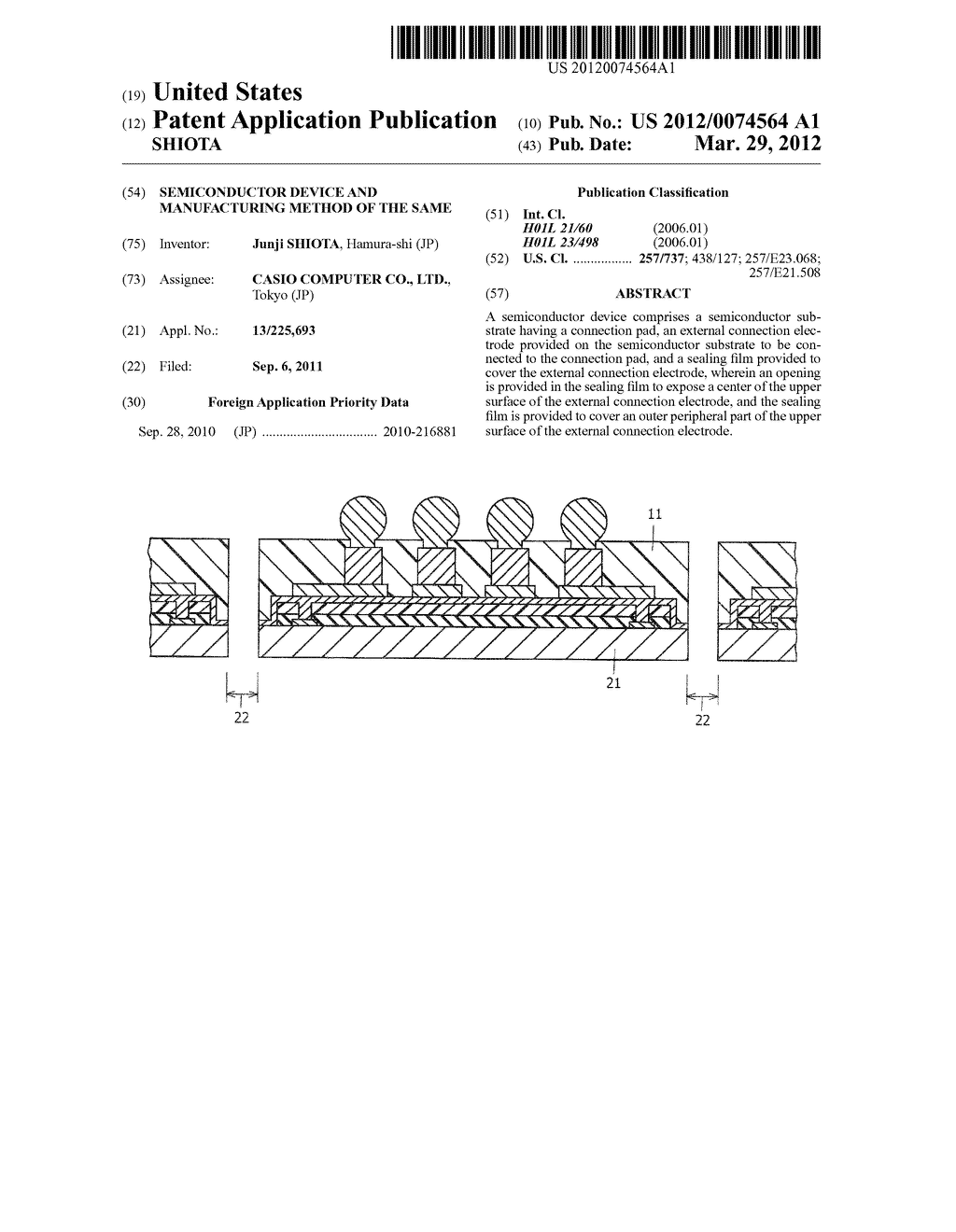 SEMICONDUCTOR DEVICE AND MANUFACTURING METHOD OF THE SAME - diagram, schematic, and image 01