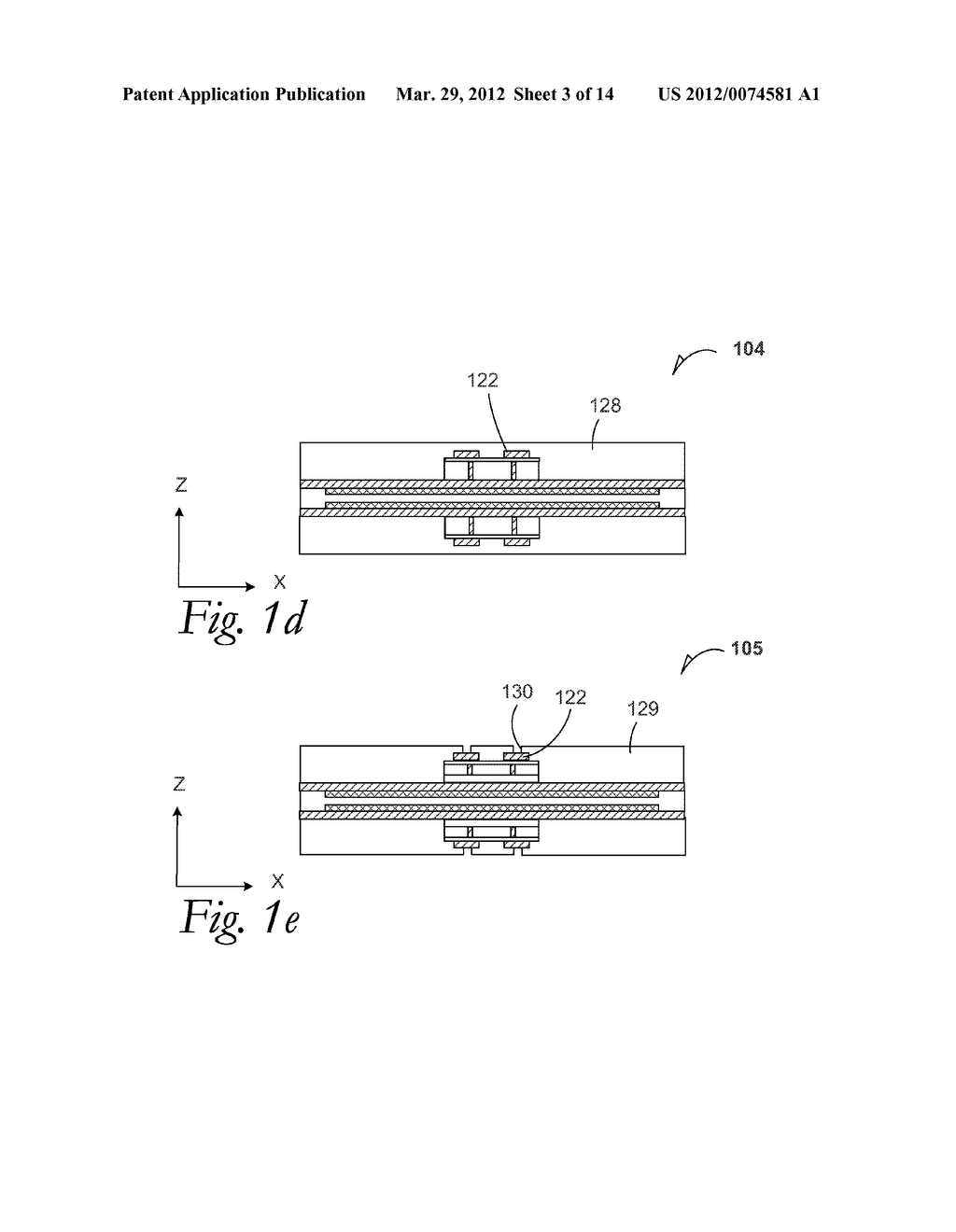 DIE-STACKING USING THROUGH-SILICON VIAS ON BUMPLESS BUILD-UP LAYER     SUBSTRATES INCLUDING EMBEDDED-DICE, AND PROCESSES OF FORMING SAME - diagram, schematic, and image 04