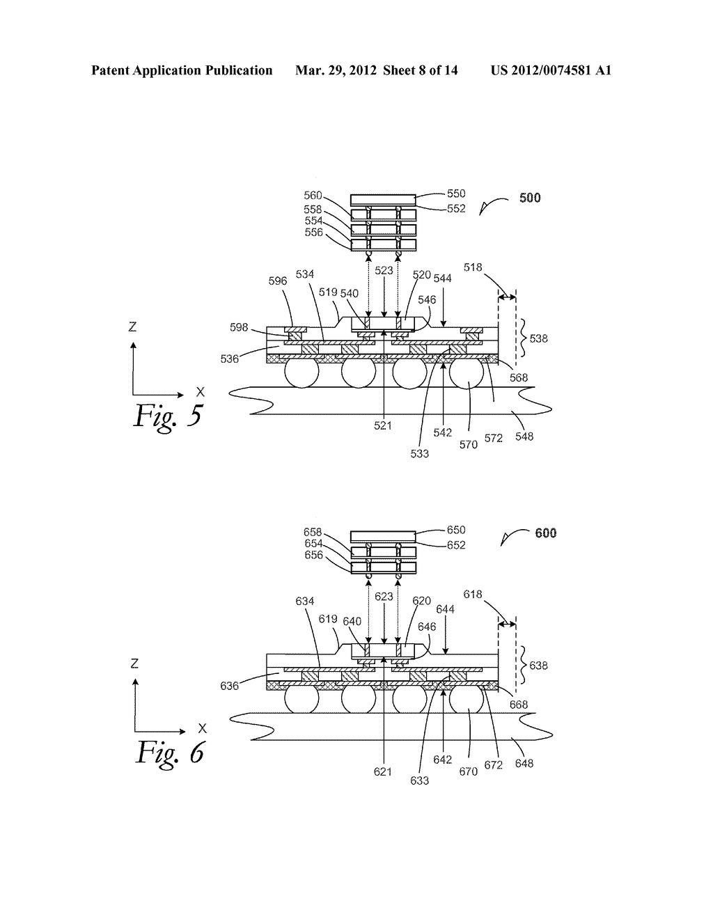 DIE-STACKING USING THROUGH-SILICON VIAS ON BUMPLESS BUILD-UP LAYER     SUBSTRATES INCLUDING EMBEDDED-DICE, AND PROCESSES OF FORMING SAME - diagram, schematic, and image 09