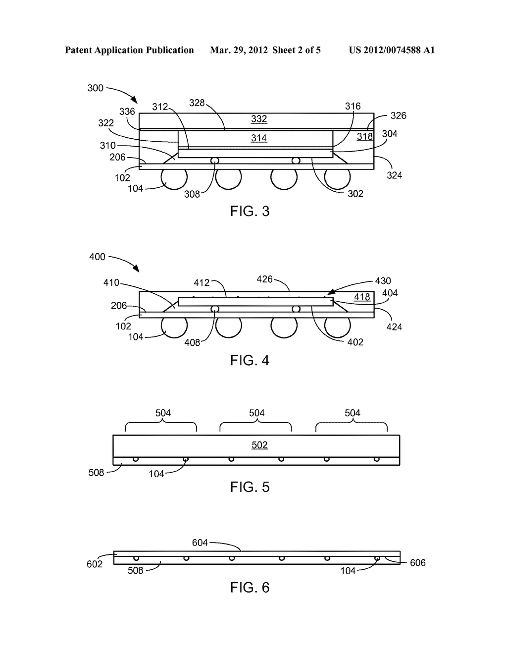 INTEGRATED CIRCUIT PACKAGING SYSTEM WITH WARPAGE CONTROL AND METHOD OF     MANUFACTURE THEREOF - diagram, schematic, and image 03