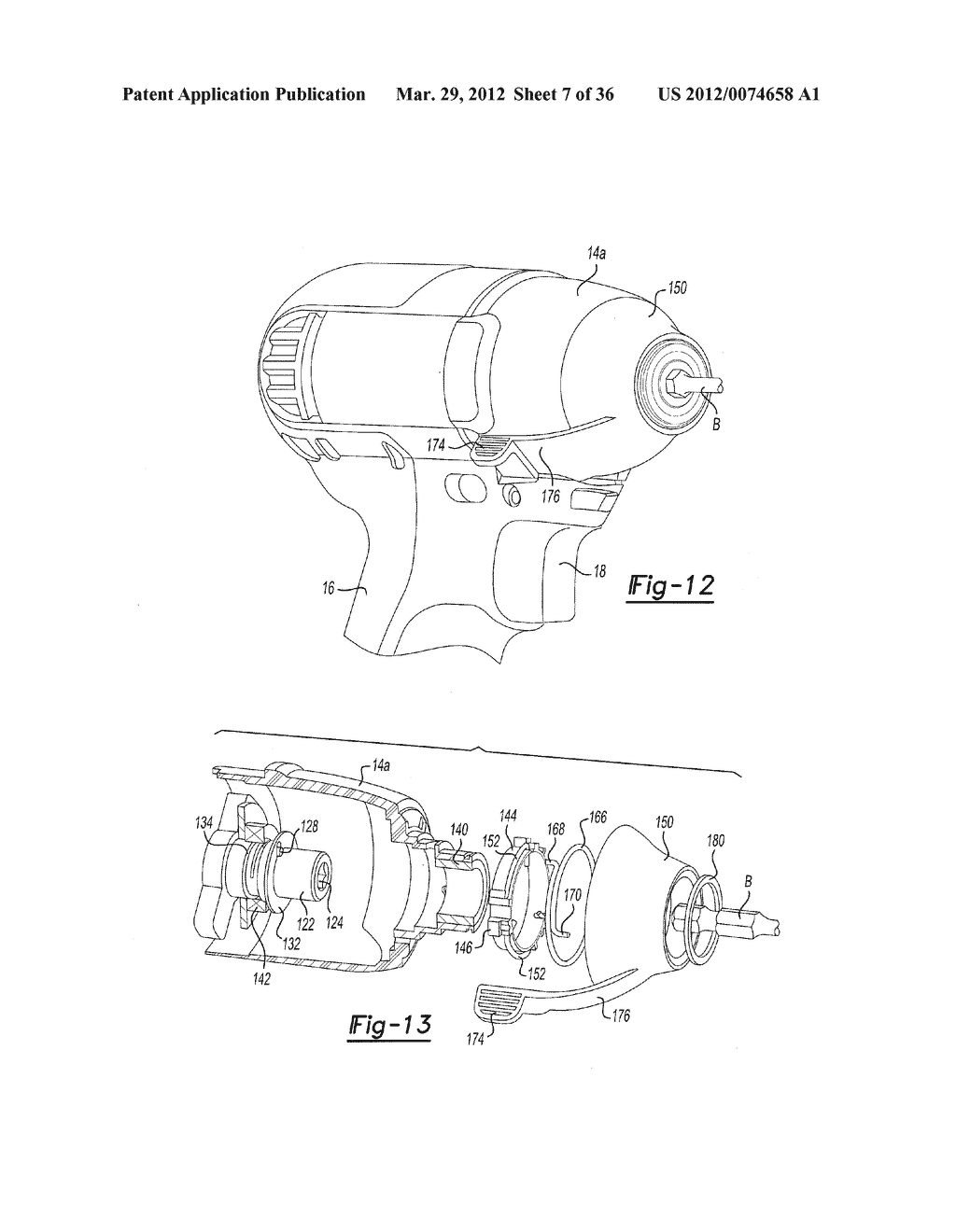 Power Tool with Integrated Bit Retention Device - diagram, schematic, and image 08