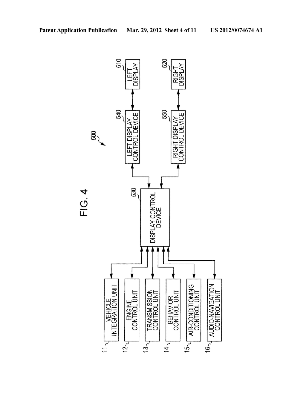 DISPLAY APPARATUS FOR VEHICLE - diagram, schematic, and image 05