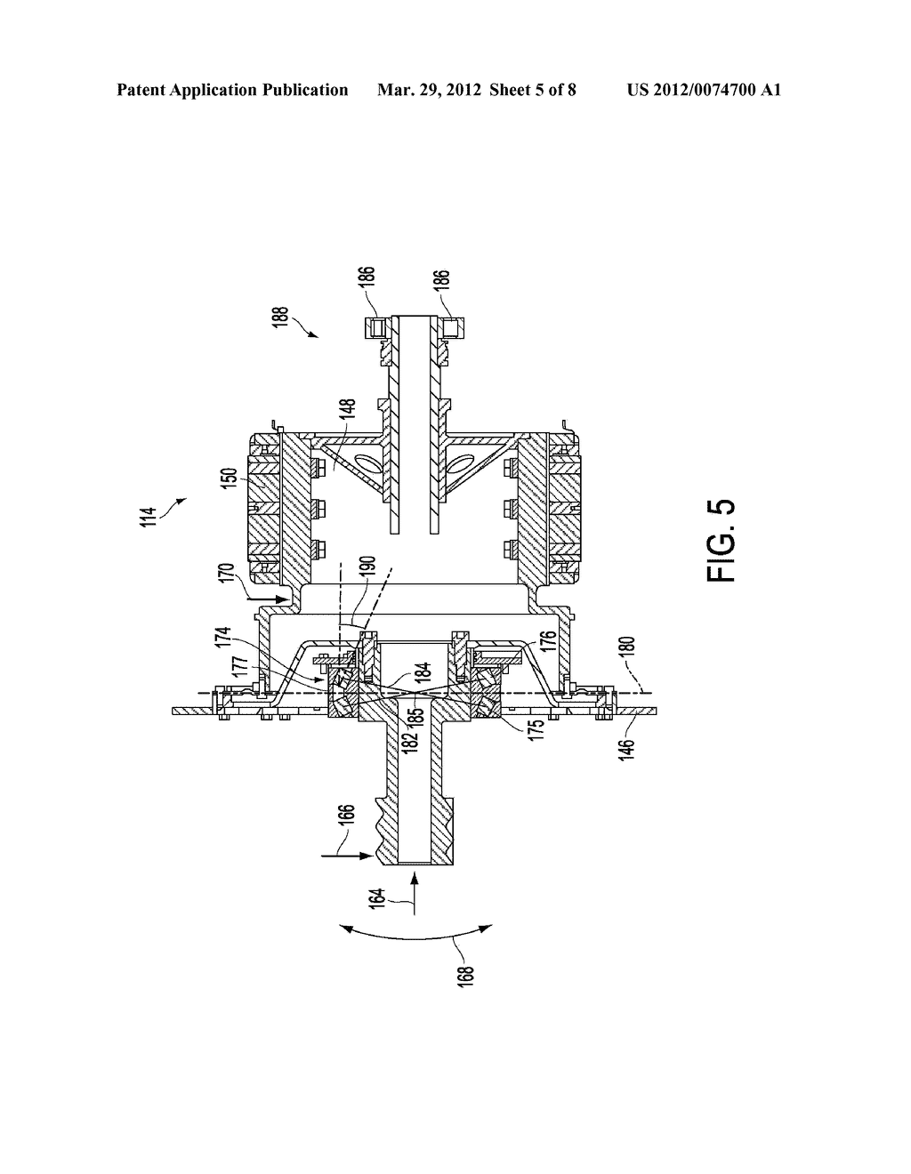 SYSTEM AND ASSEMBLY FOR POWER TRANSMISSION AND GENERATION IN A WIND     TURBINE - diagram, schematic, and image 06