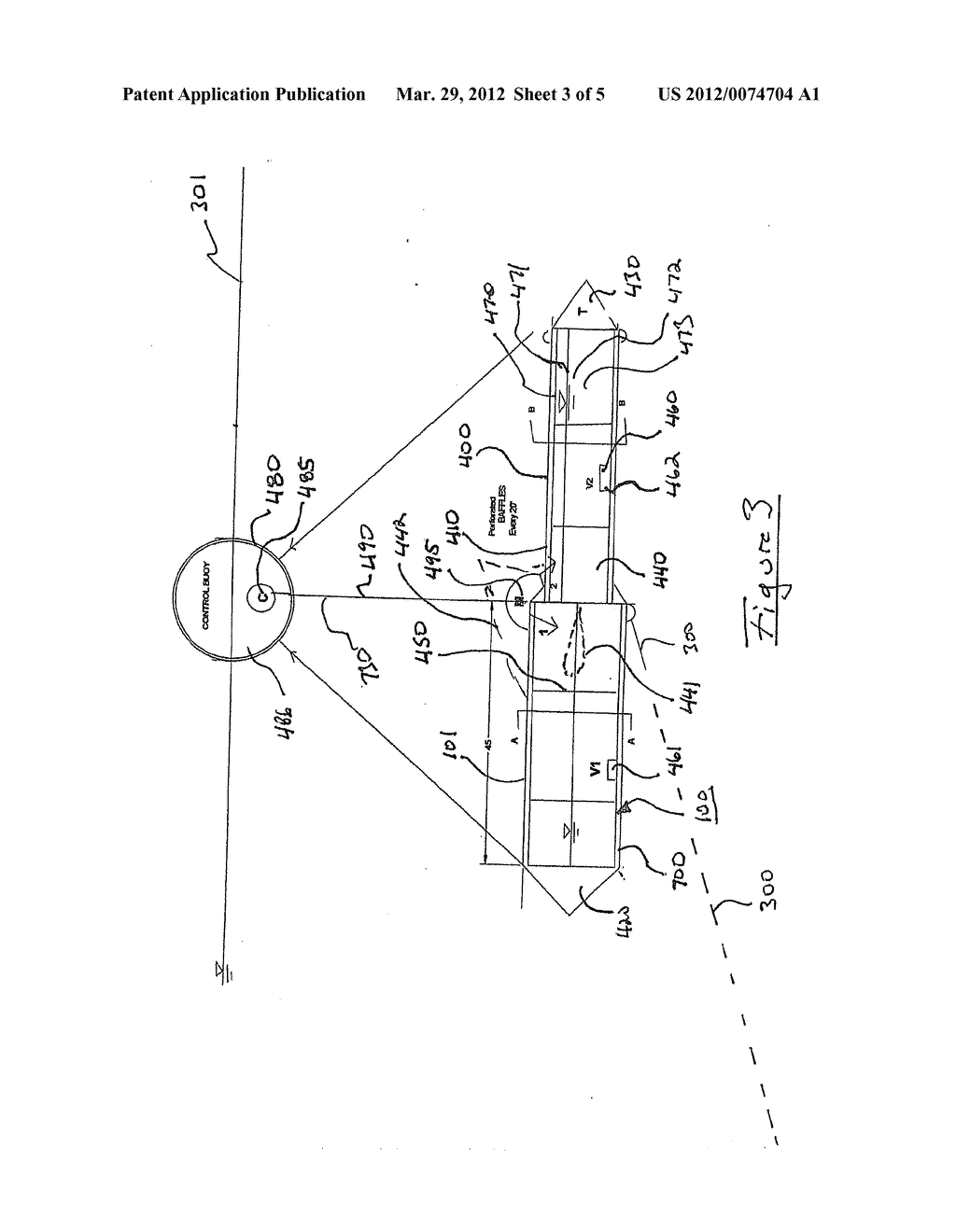 Single Moored Offshore Horizontal Turbine Train - diagram, schematic, and image 04