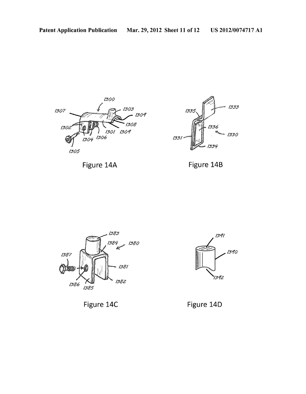 Sanitary, minimum contact handle - diagram, schematic, and image 12