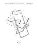 CONVENIENT TELESCOPIC FOLDING CHAIR diagram and image