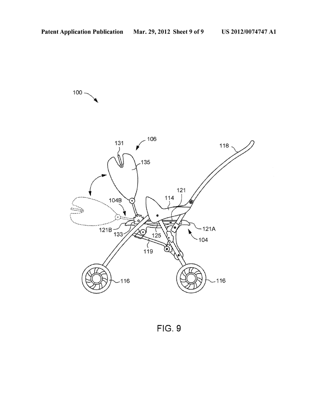 Infant Carrier Apparatus Having a Backrest and Its Adjusting Method - diagram, schematic, and image 10