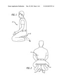 ERGONOMIC KNEELING BENCH OR STOOL diagram and image