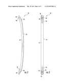 THERMOPLASTIC REFRIGERATION APPLIANCE HANDLE WITH OVERMOLDED INSERTS diagram and image