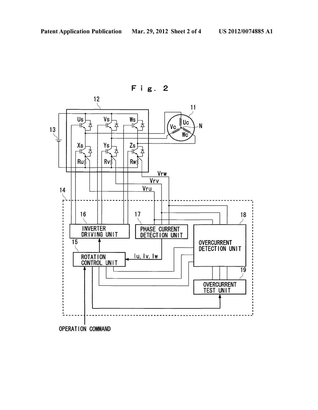 MOTOR CONTROL DEVICE - diagram, schematic, and image 03