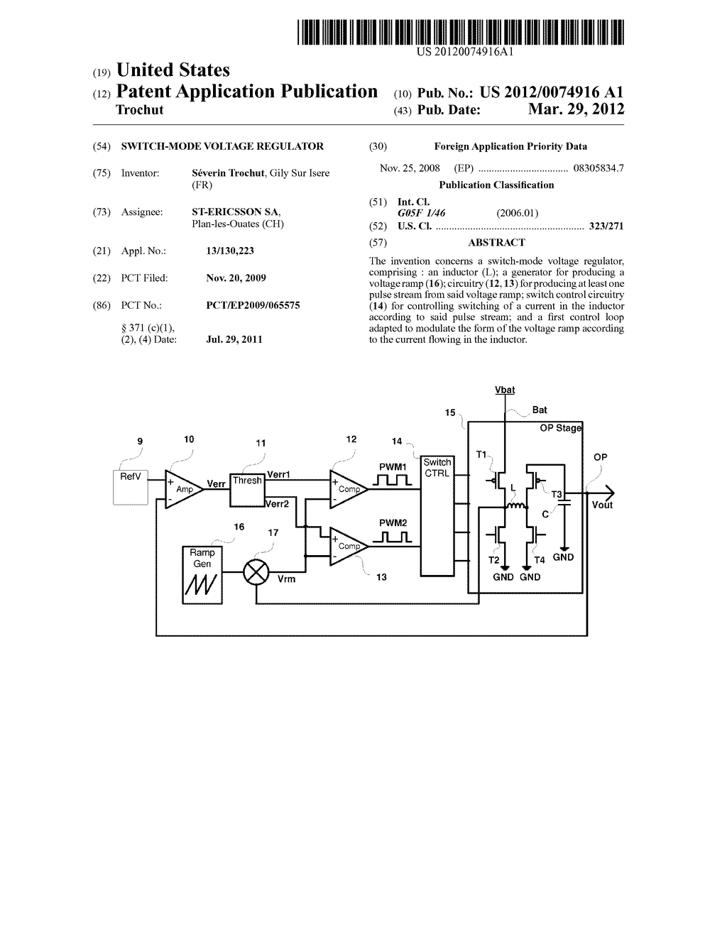 Switch-Mode Voltage Regulator - diagram, schematic, and image 01