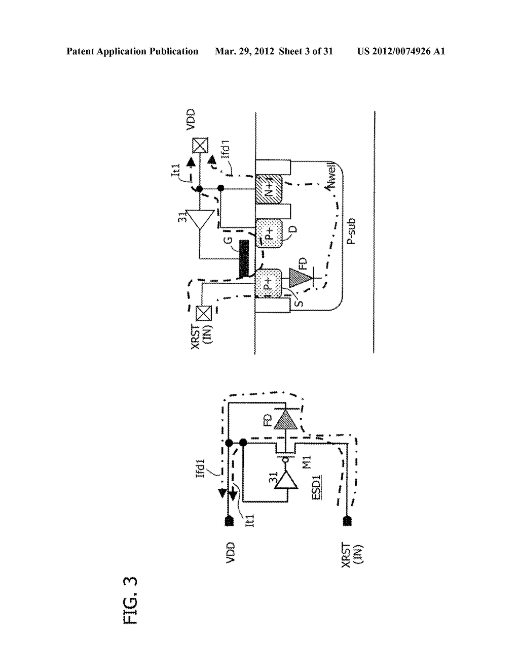 INTEGRATED CIRCUIT WITH POWER STATE DETERMINATION CIRCUIT - diagram, schematic, and image 04