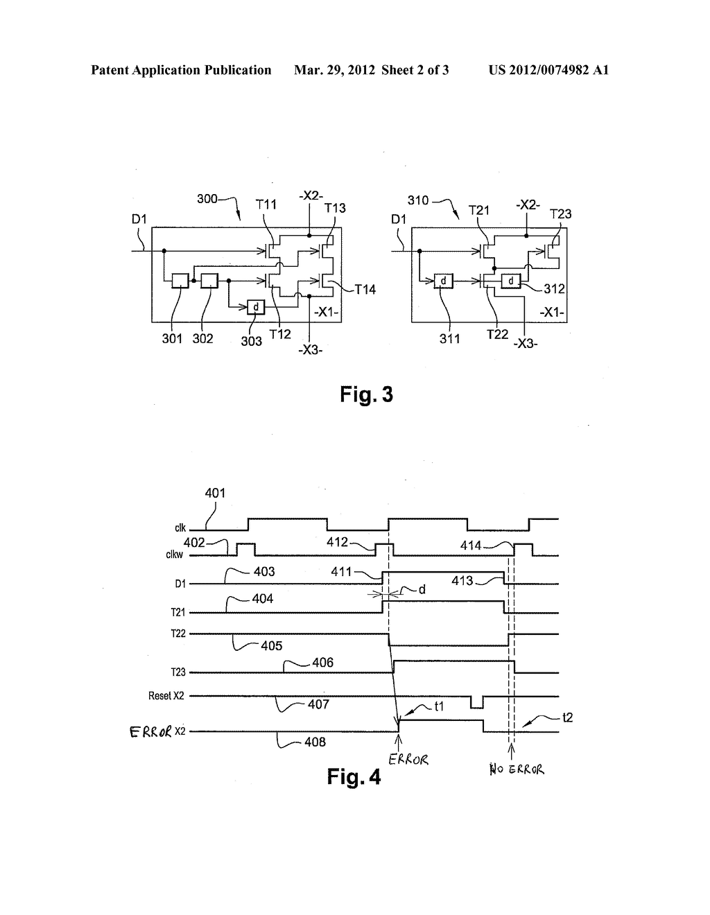 DEVICE FOR MONITORING THE OPERATION OF A DIGITAL CIRCUIT - diagram, schematic, and image 03