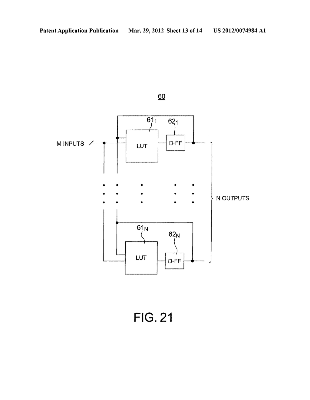 LOOK-UP TABLE CIRCUITS AND FIELD PROGRAMMABLE GATE ARRAY - diagram, schematic, and image 14