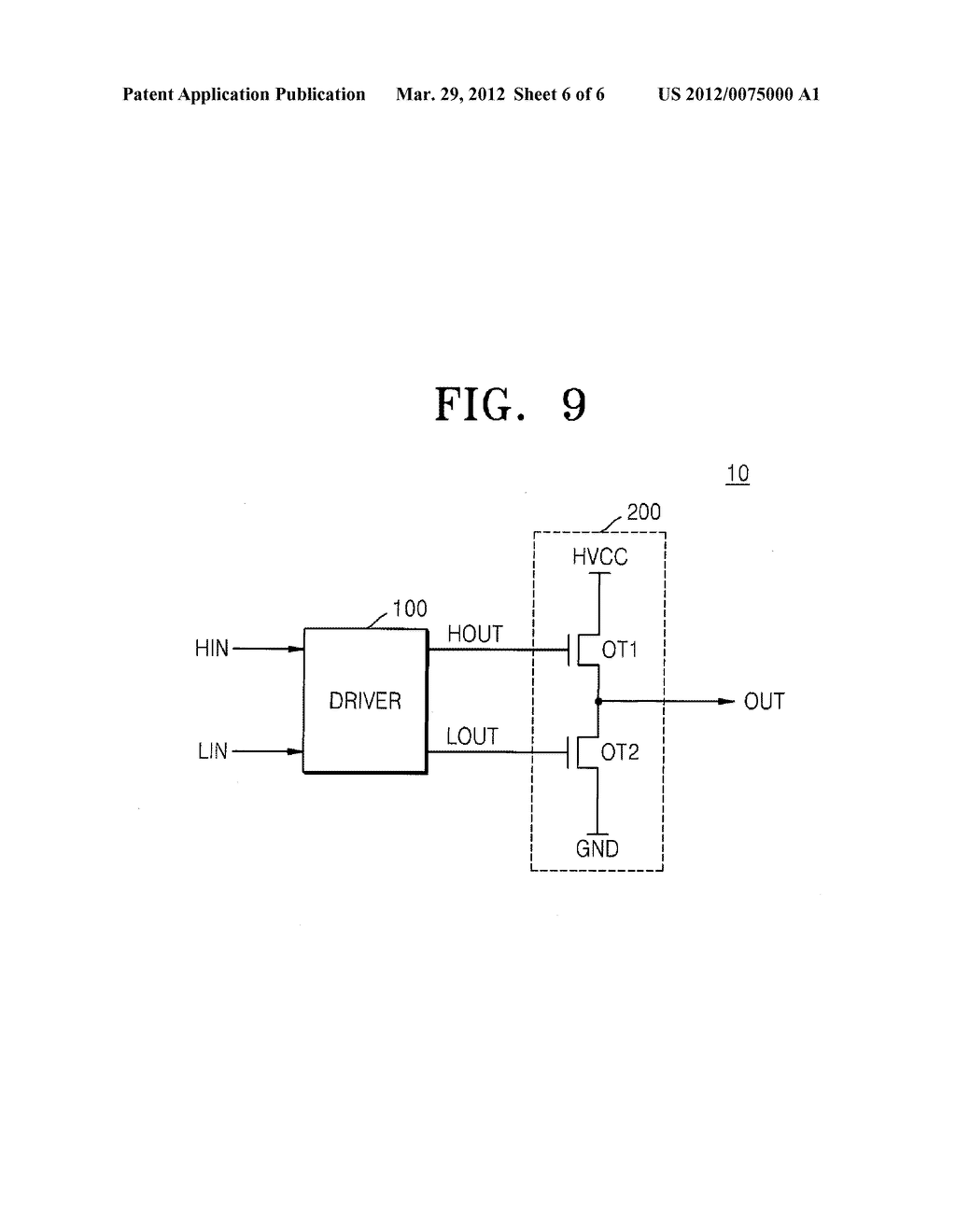 DRIVER AND HIGH VOLTAGE DRIVE CIRCUIT INCLUDING THE SAME - diagram, schematic, and image 07