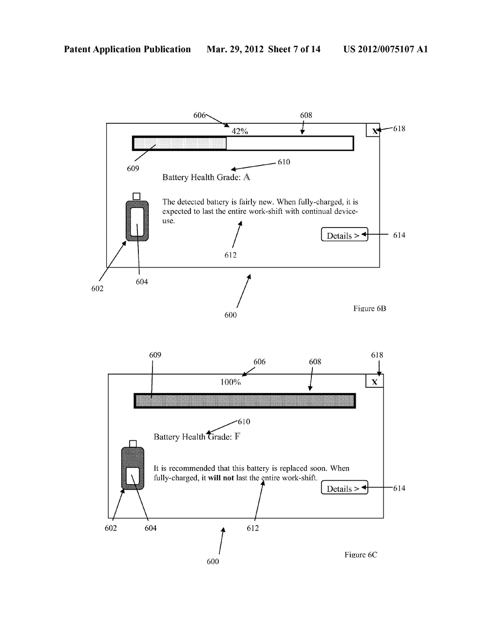 BATTERY STATE INDICATOR ON A BATTERY POWERED DEVICE - diagram, schematic, and image 08