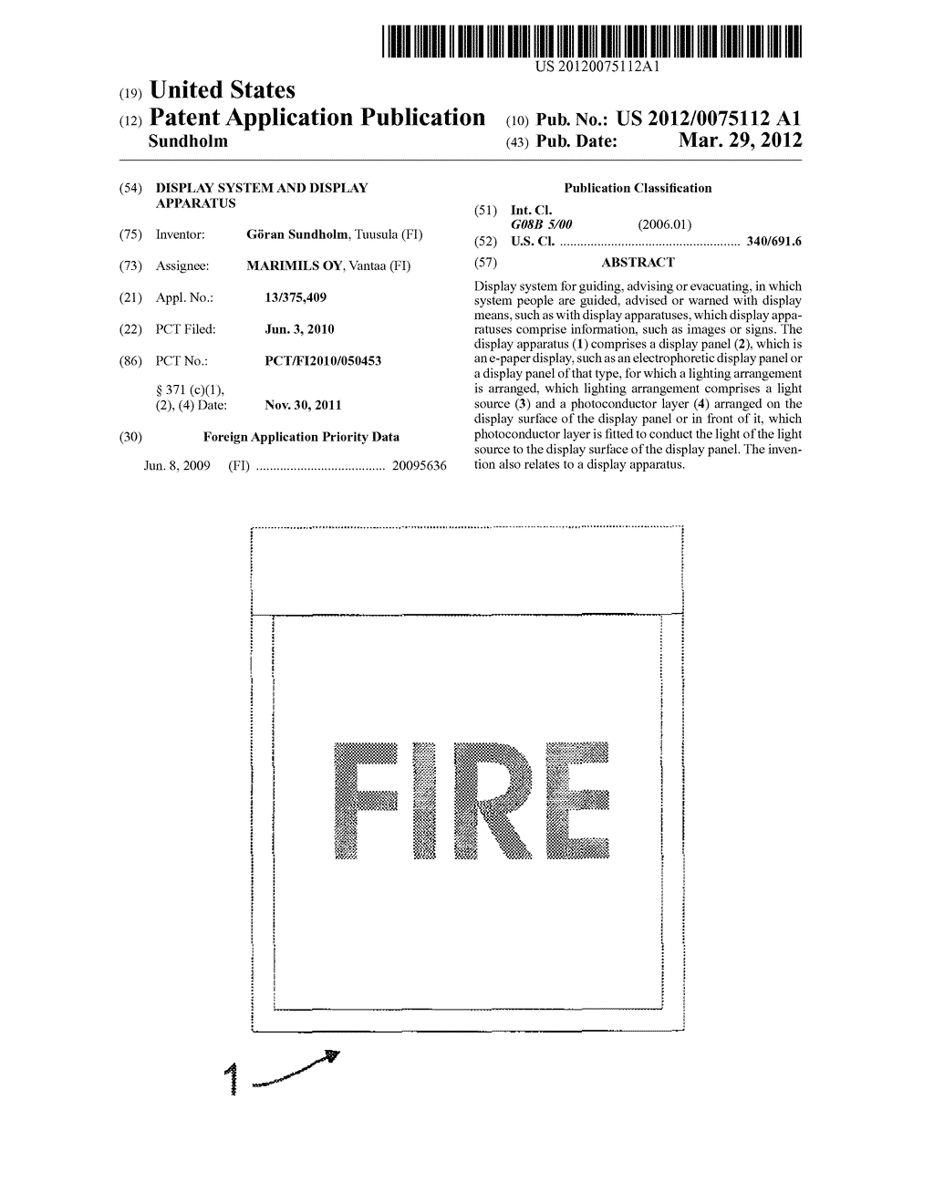 DISPLAY SYSTEM AND DISPLAY APPARATUS - diagram, schematic, and image 01