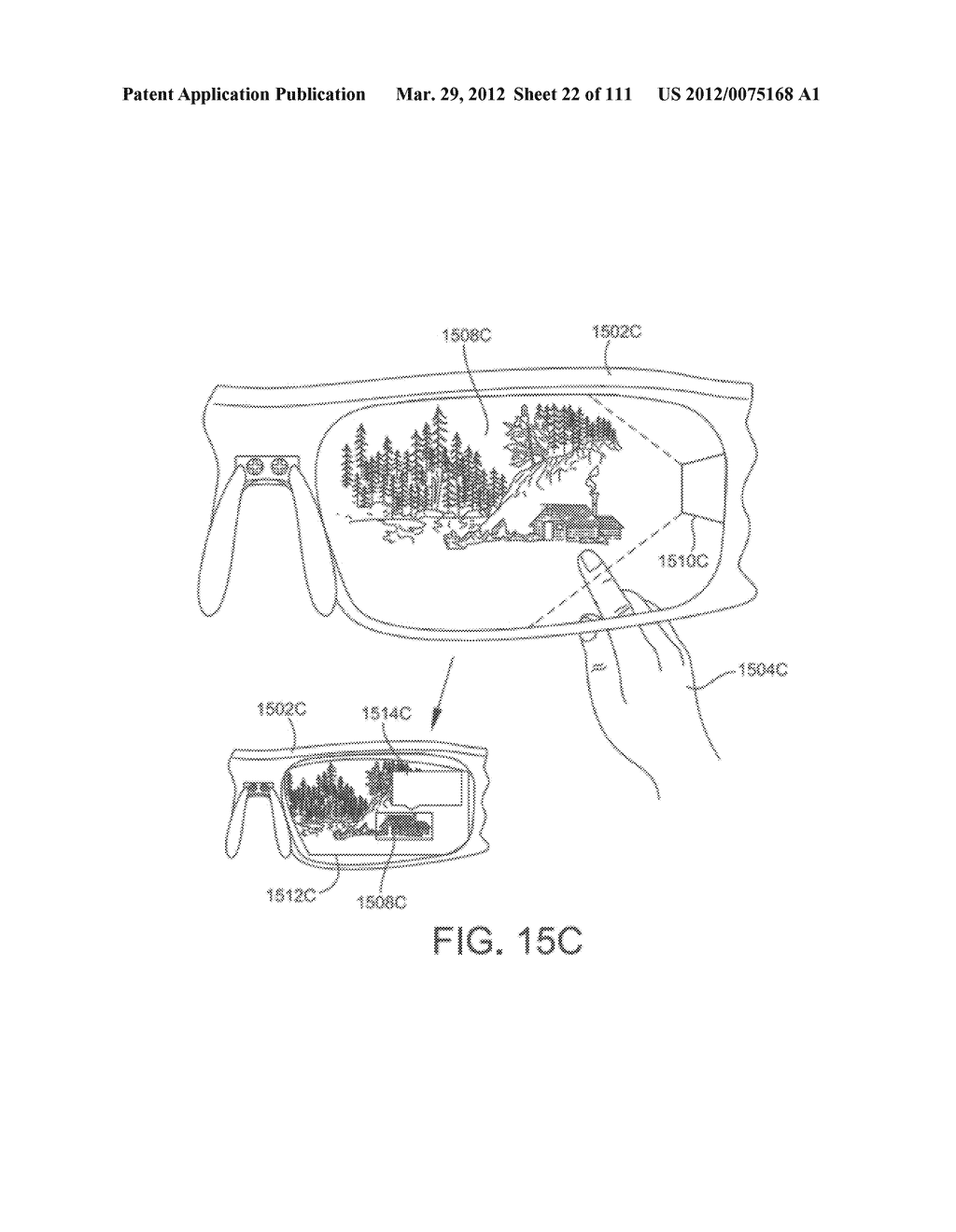 EYEPIECE WITH UNIFORMLY ILLUMINATED REFLECTIVE DISPLAY - diagram, schematic, and image 23