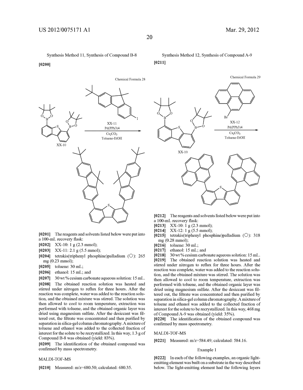 DIBENZOTHIOPHENE COMPOUND AND ORGANIC LIGHT-EMITTING ELEMENT BASED ON THE     SAME - diagram, schematic, and image 22