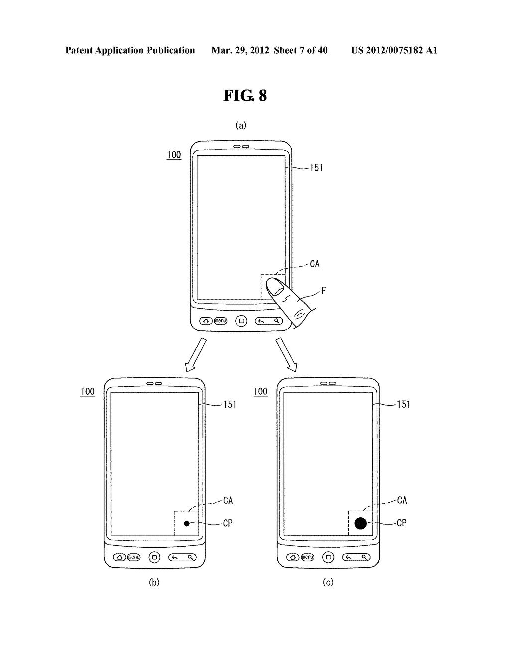 MOBILE TERMINAL AND DISPLAYING METHOD THEREOF - diagram, schematic, and image 08
