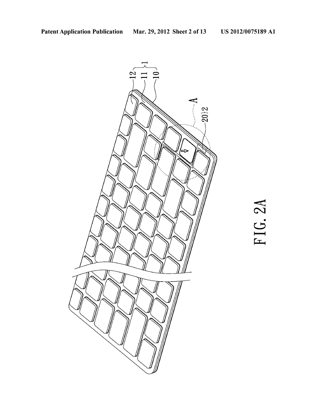 KEYBOARD STRUCTURE WITH ANTENNA FUNCTION - diagram, schematic, and image 03