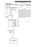 Using a Touch-Sensitive Display of a Mobile Device with a Host Computer diagram and image