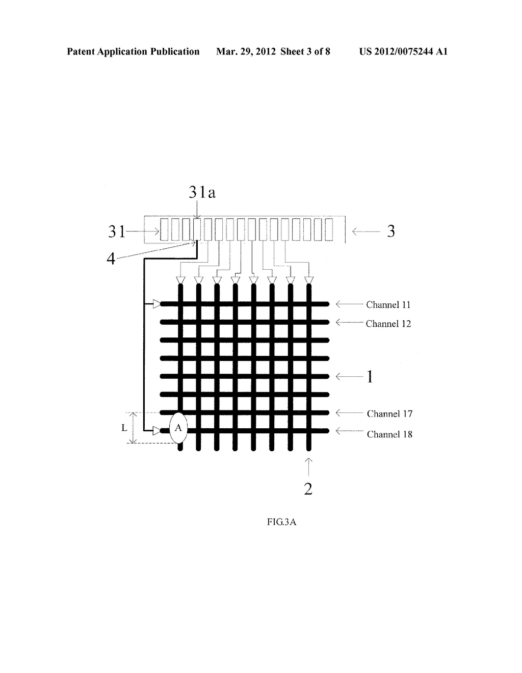 TOUCH SCREEN AND ADDRESSING METHOD THEREOF - diagram, schematic, and image 04