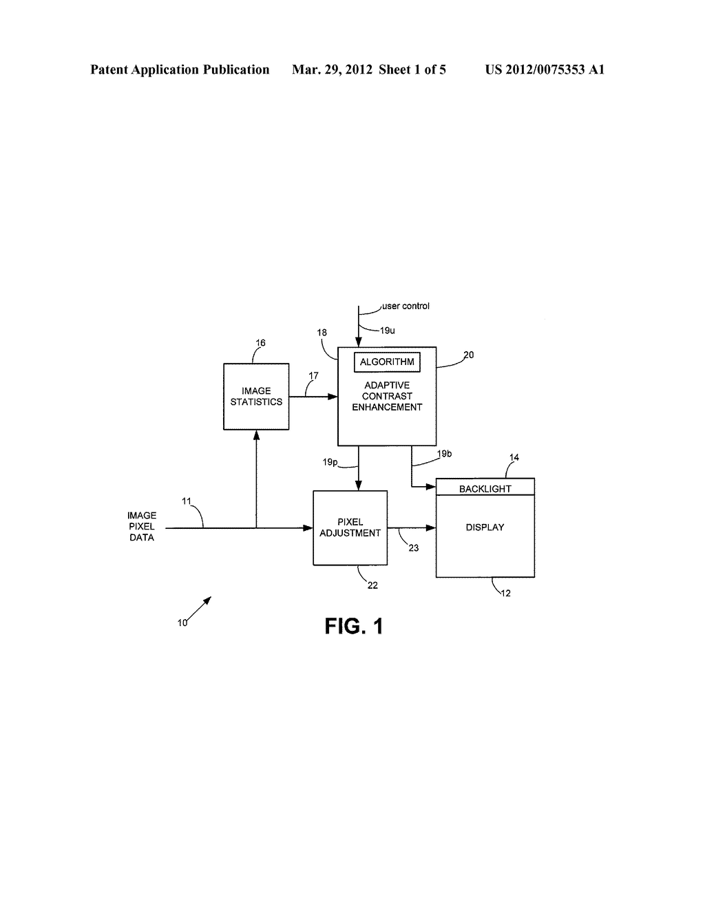 System and Method for Providing Control Data for Dynamically Adjusting     Lighting and Adjusting Video Pixel Data for a Display to Substantially     Maintain Image Display Quality While Reducing Power Consumption - diagram, schematic, and image 02