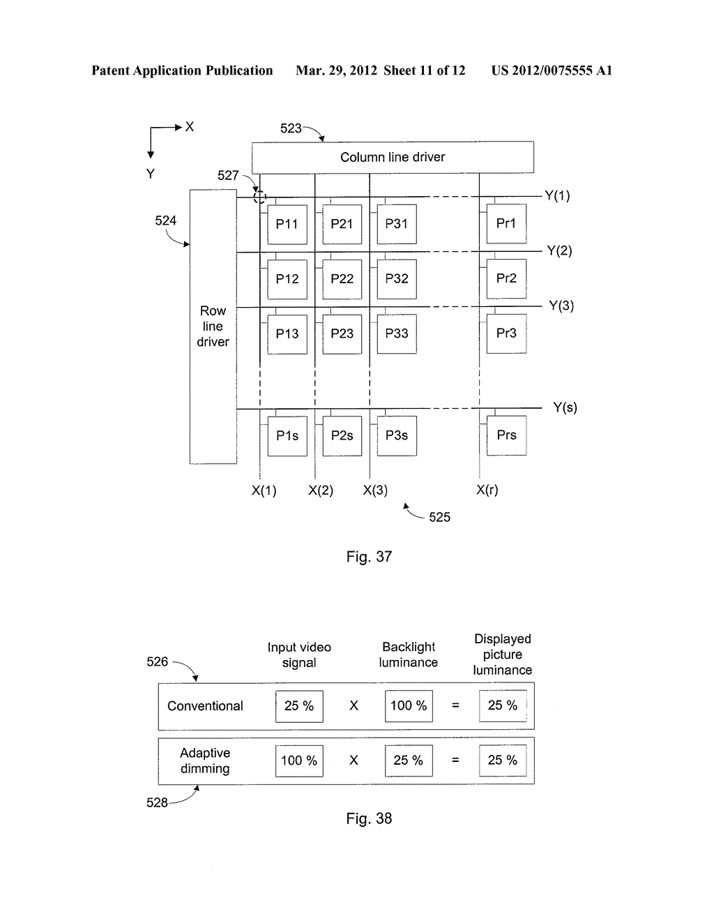 LIQUID CRYSTAL DISPLAY APPARATUS AND LIGHT EMITTING ASSEMBLY WITH LIGHT     TRANSMISSION CONTROL ELEMENTS FOR ILLUMINATING SAME - diagram, schematic, and image 12