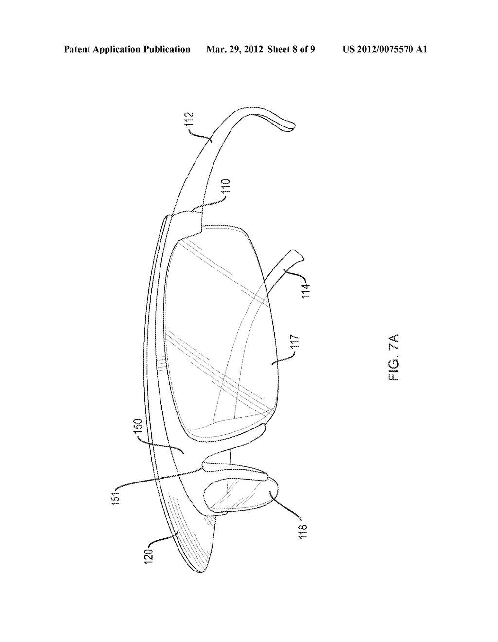 EYEWEAR FRAME INCLUDING VISOR - diagram, schematic, and image 09